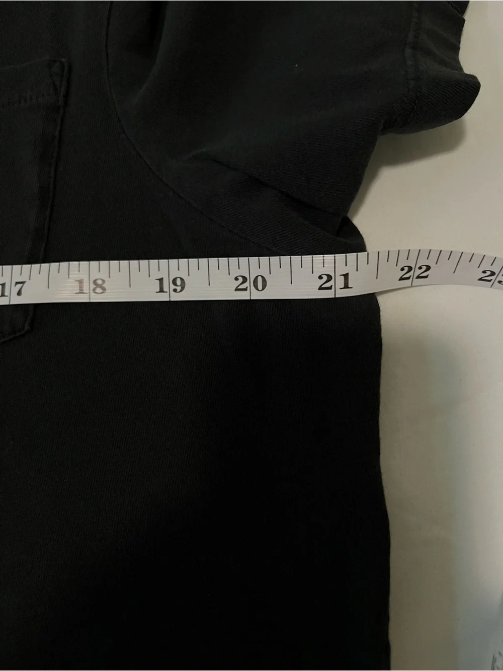 J. Crew Black Short-Sleeve Slim Washed Pocket Crewneck Tee